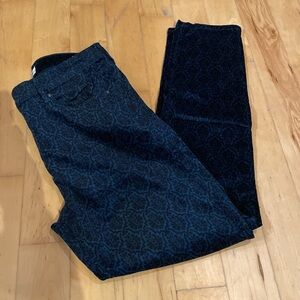 LOFT Velvet Print Jeans